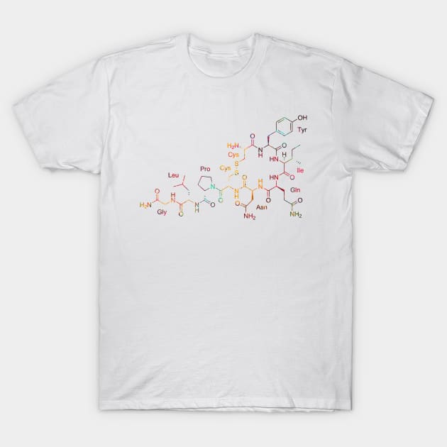 Oxytocin Hormone Of Love T-Shirt by erzebeth